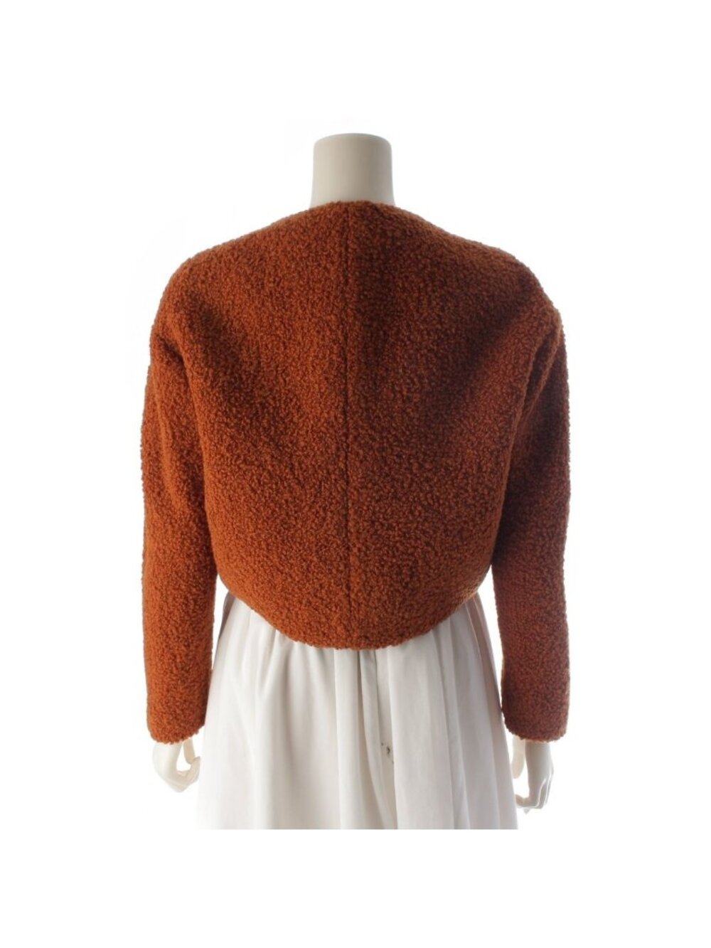 Gucci Wool Mohair Alpaca Tweed Color Jacket Brown 36 - Picture 4 of 10